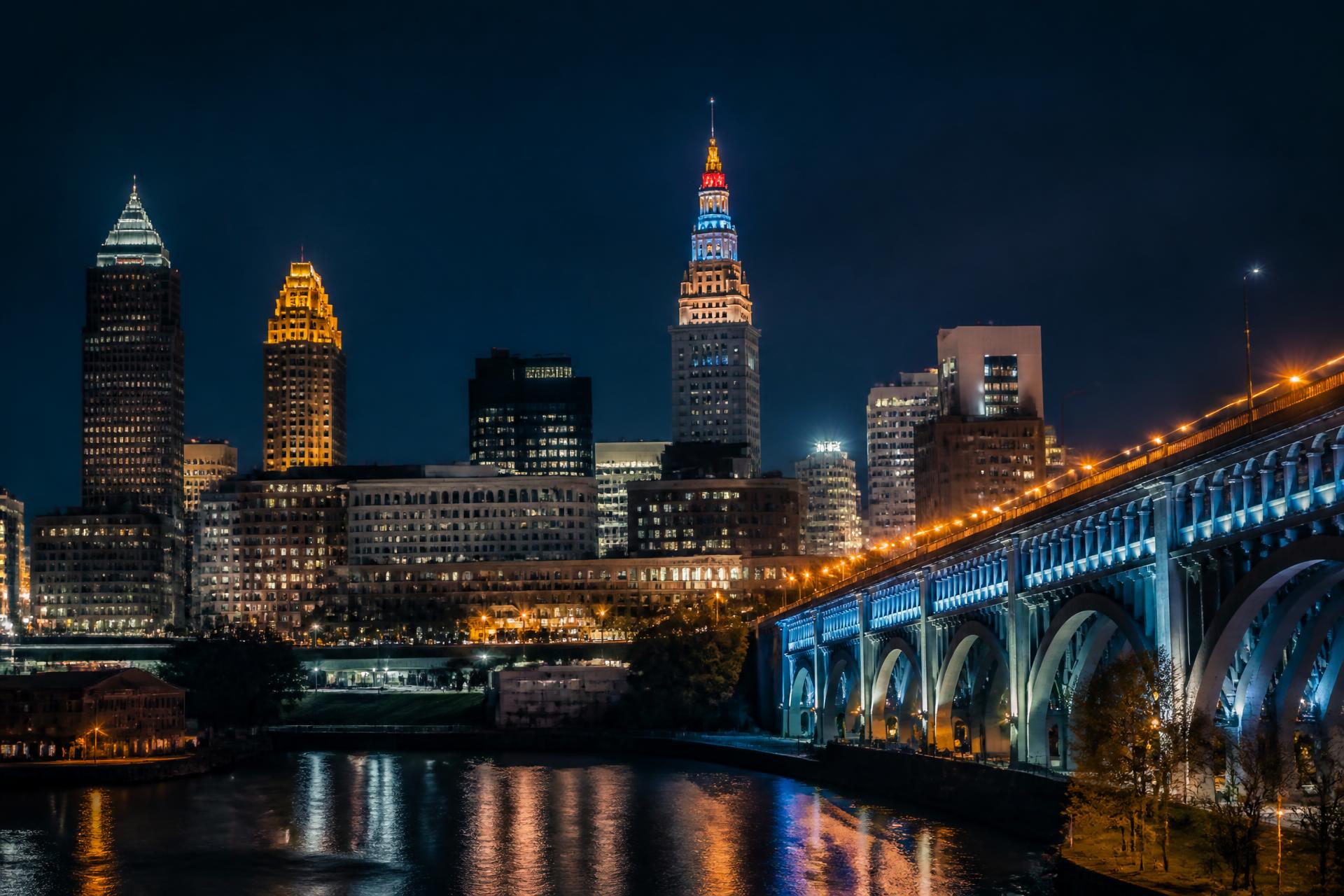 Downtown Cleveland skyline